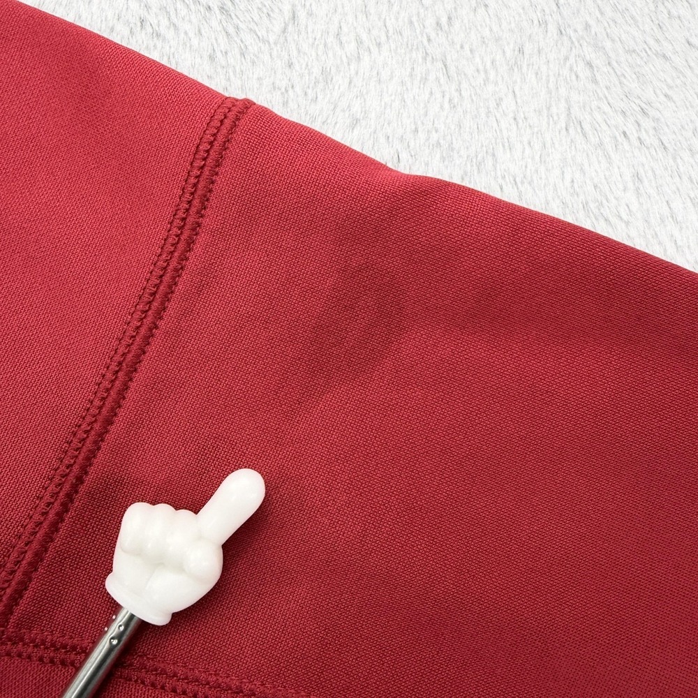 Nike Hoodie Mens M Red Full Zip Hooded Lined Pockets Therma-Fit Stanford College - Picture 11 of 12